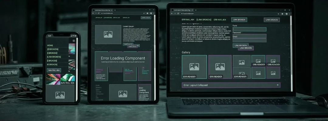 16 errores comunes en el diseño web que afectan el rendimiento